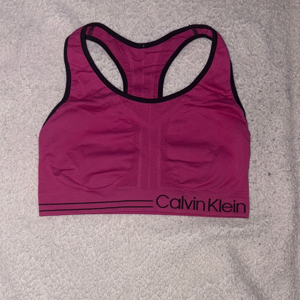 Calvin Klein Magenta Sports Bra